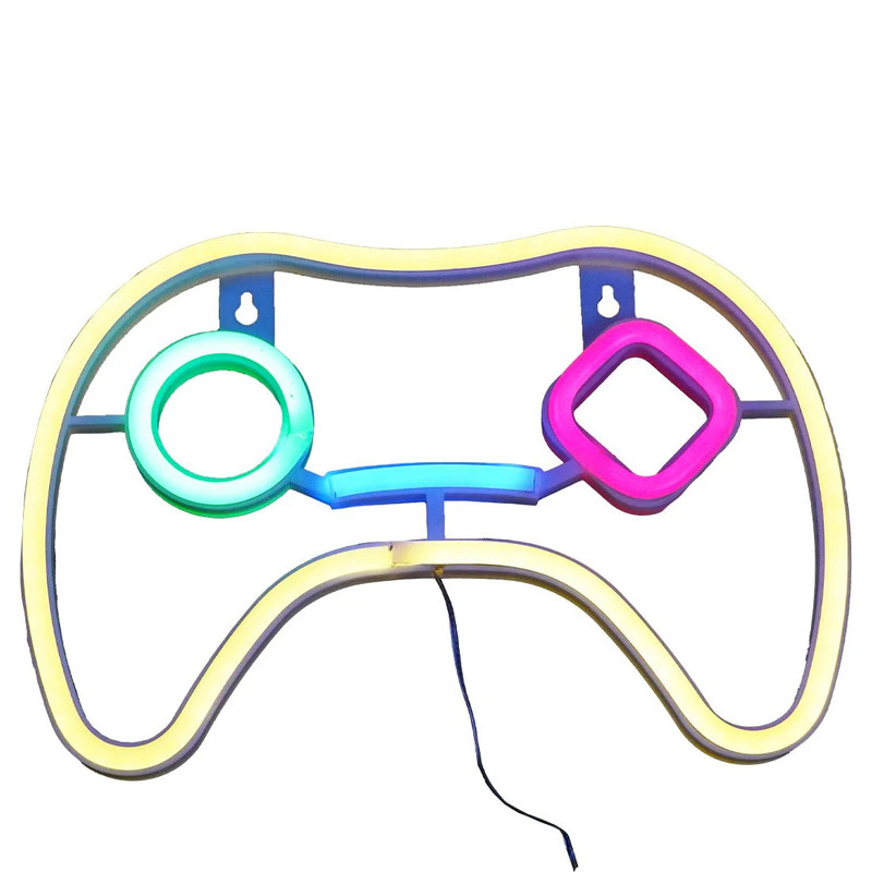 Led Neon Controller Shape - Red, Green & Yellow - إضاءة